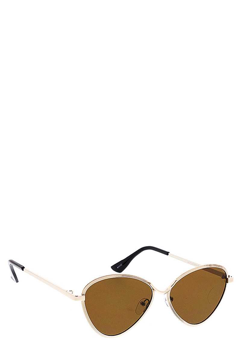Shaded Tint Round Sunglasses