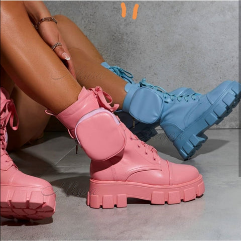 Women Winter Shoes 20 Designer New Leather Warm Women's Boots Trend Storage Small Objects Space Package Sexy Women's Boots Ankle