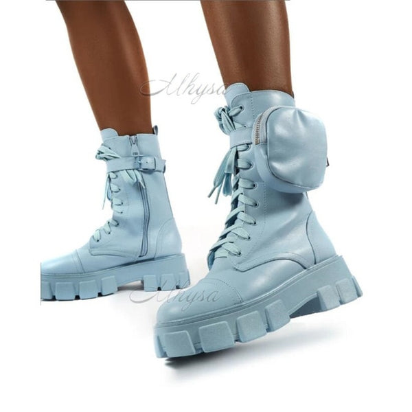 Women Winter Shoes 20 Designer New Leather Warm Women's Boots Trend Storage Small Objects Space Package Sexy Women's Boots Ankle